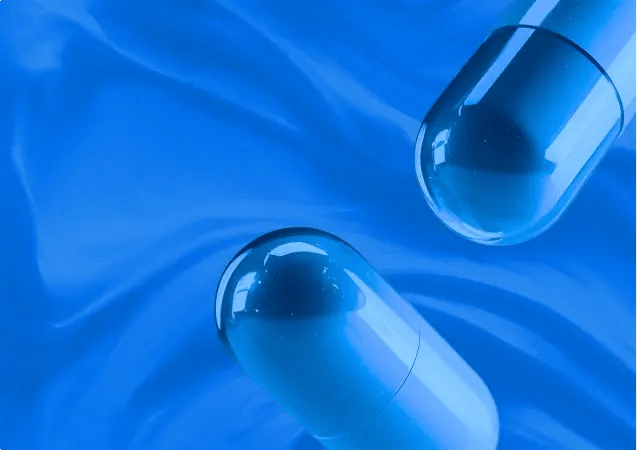 Icône 3D représentant l'industrie pharmaceutique