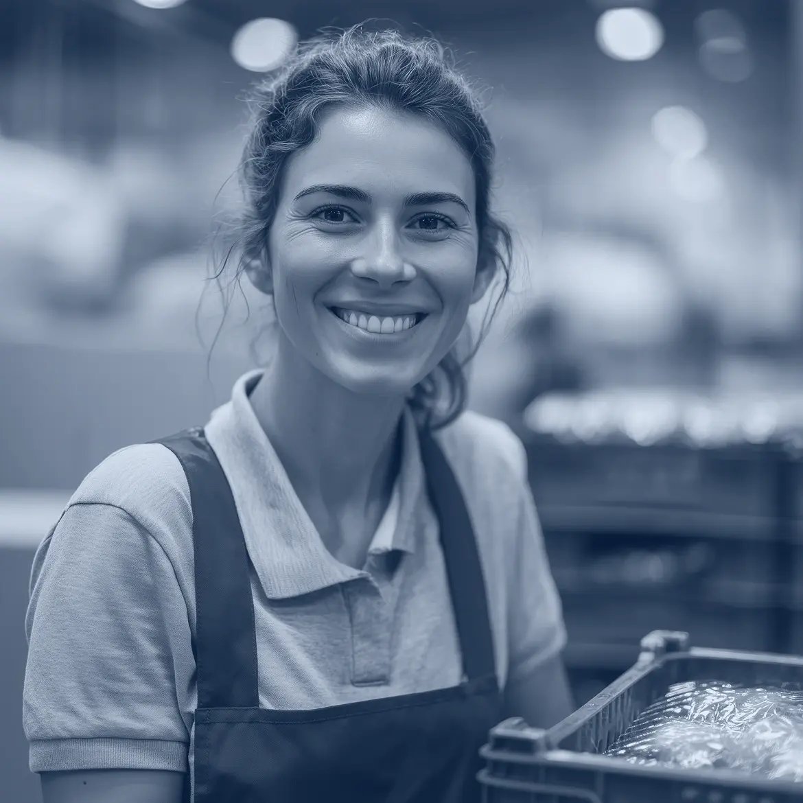 Une femme professionnelle de l'agroalimentaire