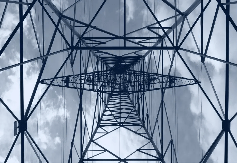 une antenne électrique vu du dessous