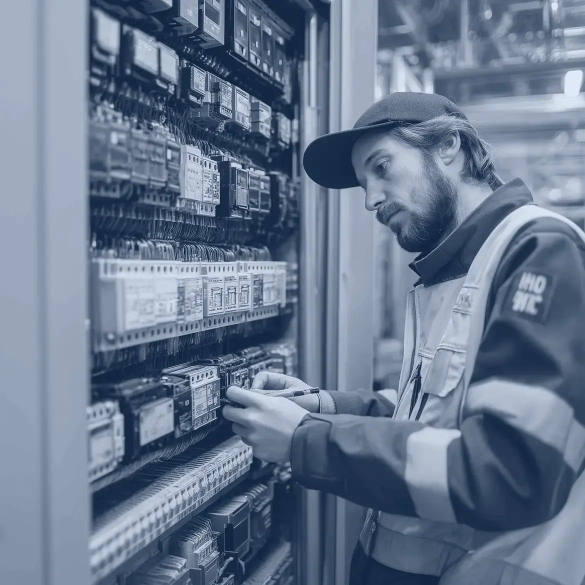 Un professionnel contrôle le fonctionnement d'un établissement