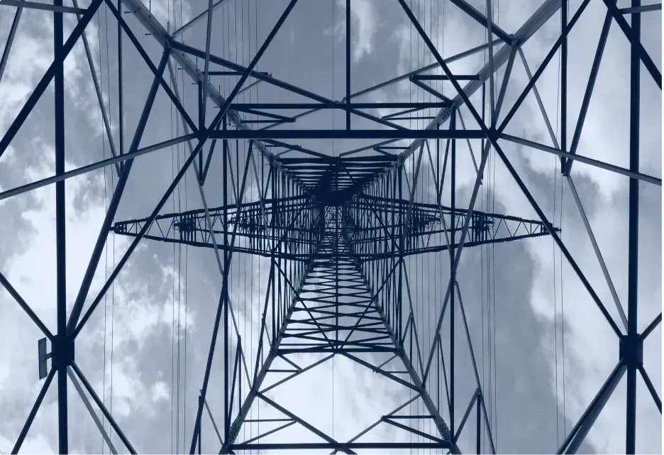 une antenne électrique vu du dessous